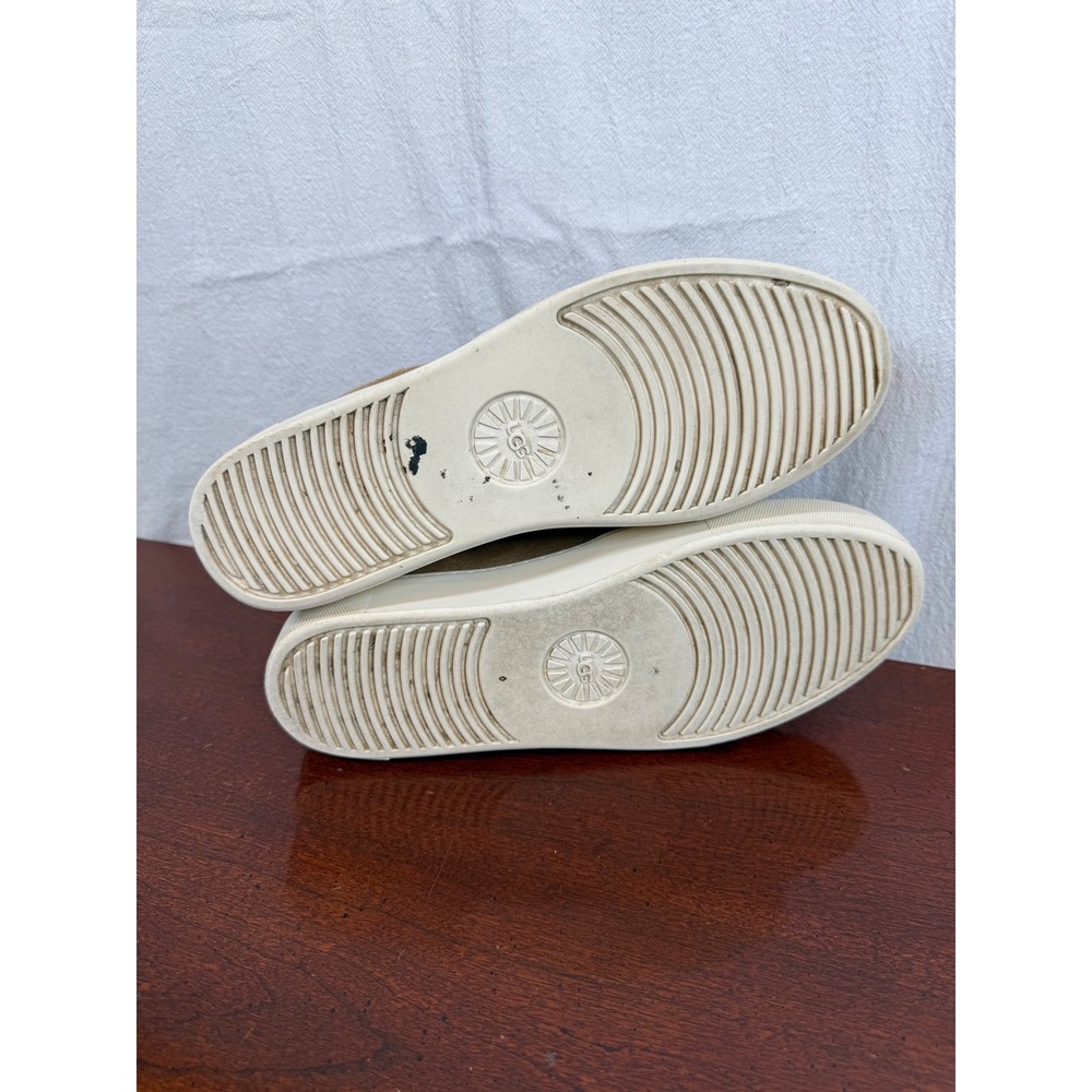 UGG Cahlvan Slip On Sneakers Womens 9.5 Chestnut Suede Leather 1121613 - Picture 11 of 11